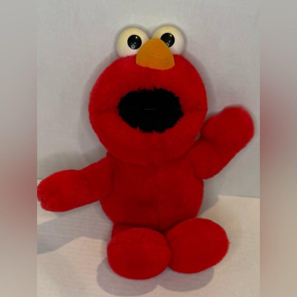 Vintage‎ 1995 Tyco Original Tickle Me Elmo Sesame Street Plush Toy Laughs Only